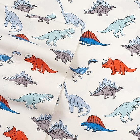 Sweet Home Collection™ Dinosaurs Microfiber Wrinkle Resistant Kids Sheet Set