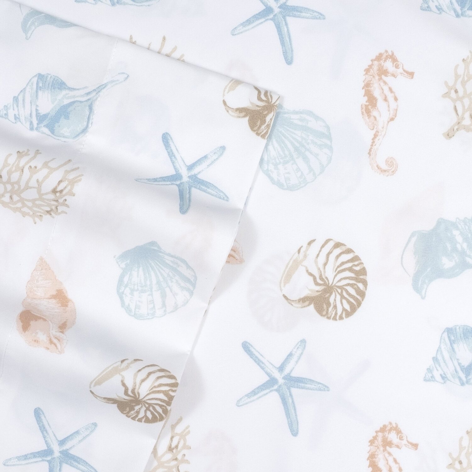 Sweet Home Collection™ Seashells Microfiber Wrinkle Resistant Kids Sheet Set