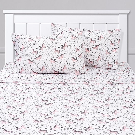 Sweet Home Collection™ Unicorns Microfiber Wrinkle Resistant Kids Sheet Set