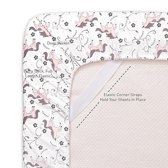 Sweet Home Collection™ Unicorns Microfiber Wrinkle Resistant Kids Sheet Set