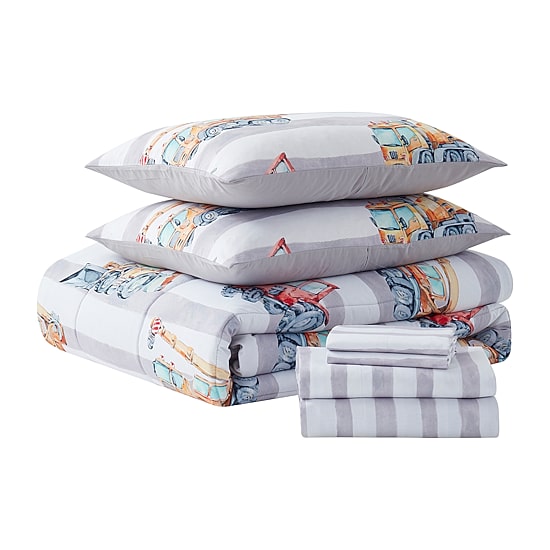 Sweet Home Collection™ Trucks Lightweight Down Alternative Kids Comforter Set
