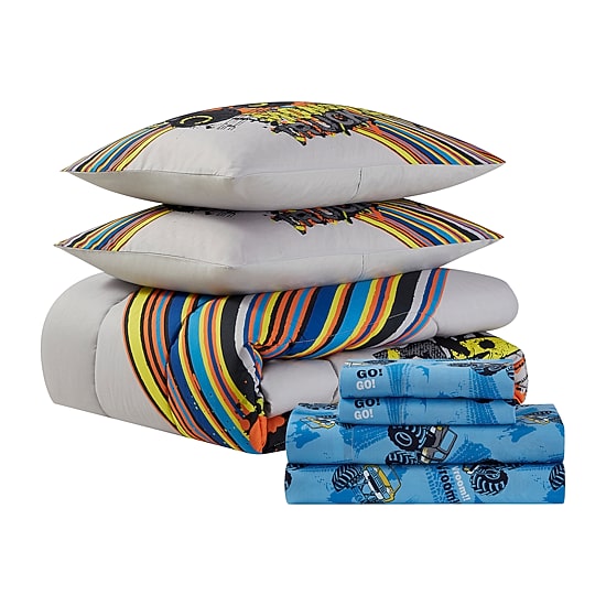 Sweet Home Collection™ Monster Truck Printed Kids Bedding Set Includes Sheet Set