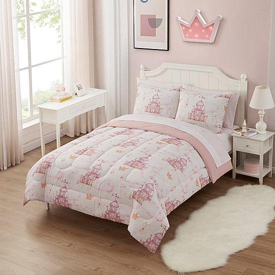 Sweet Home Collection™ Fairytale Princess Printed Kids Bedding Set includes Sheet Set