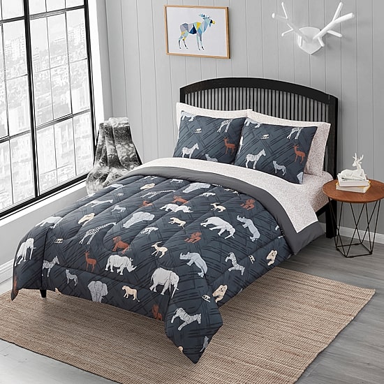Sweet Home Collection™ Safari Jungle Kids Printed Kids Bedding Set Includes Sheet Set