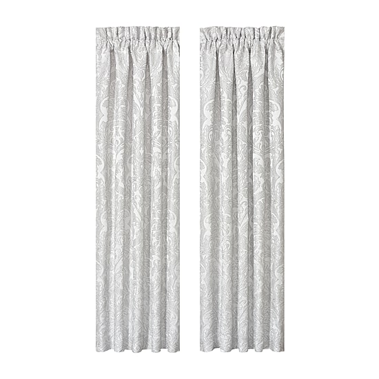 Queen Street Branson Rod Pocket Light-Filtering Set of 2 Curtain Panel