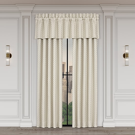 Queen Street Melbourne Rod Pocket Light-Filtering Set of 2 Curtain Panel