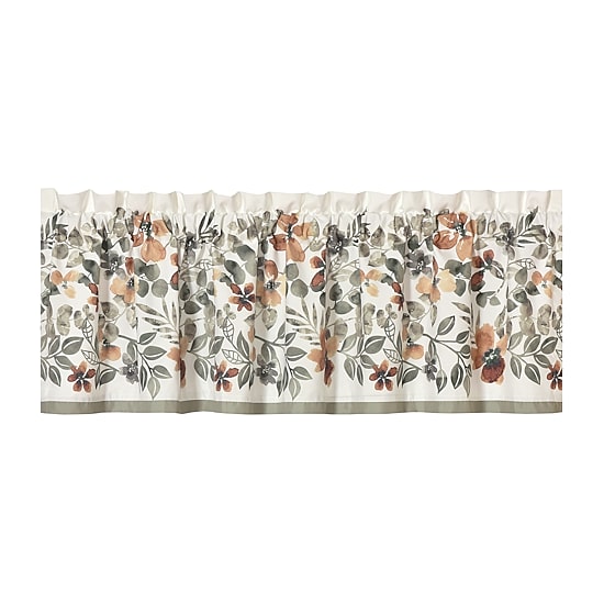 Royal Court Evergreen Rod Pocket Tailored Valance