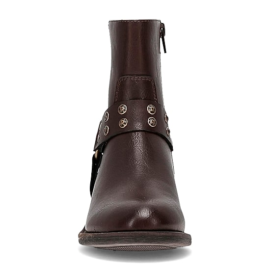 Frye and Co. Womens Conley Stacked Heel Booties