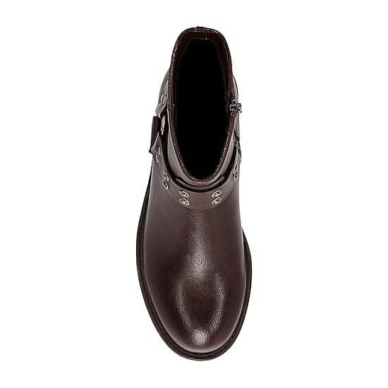 Frye and Co. Womens Conley Stacked Heel Booties
