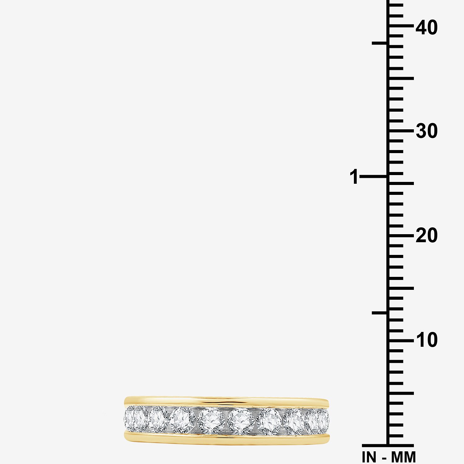 (H-1, I1) Womens 5MM 1 CT. T.W. Lab Grown White Diamond Sterling Silver Wedding Band