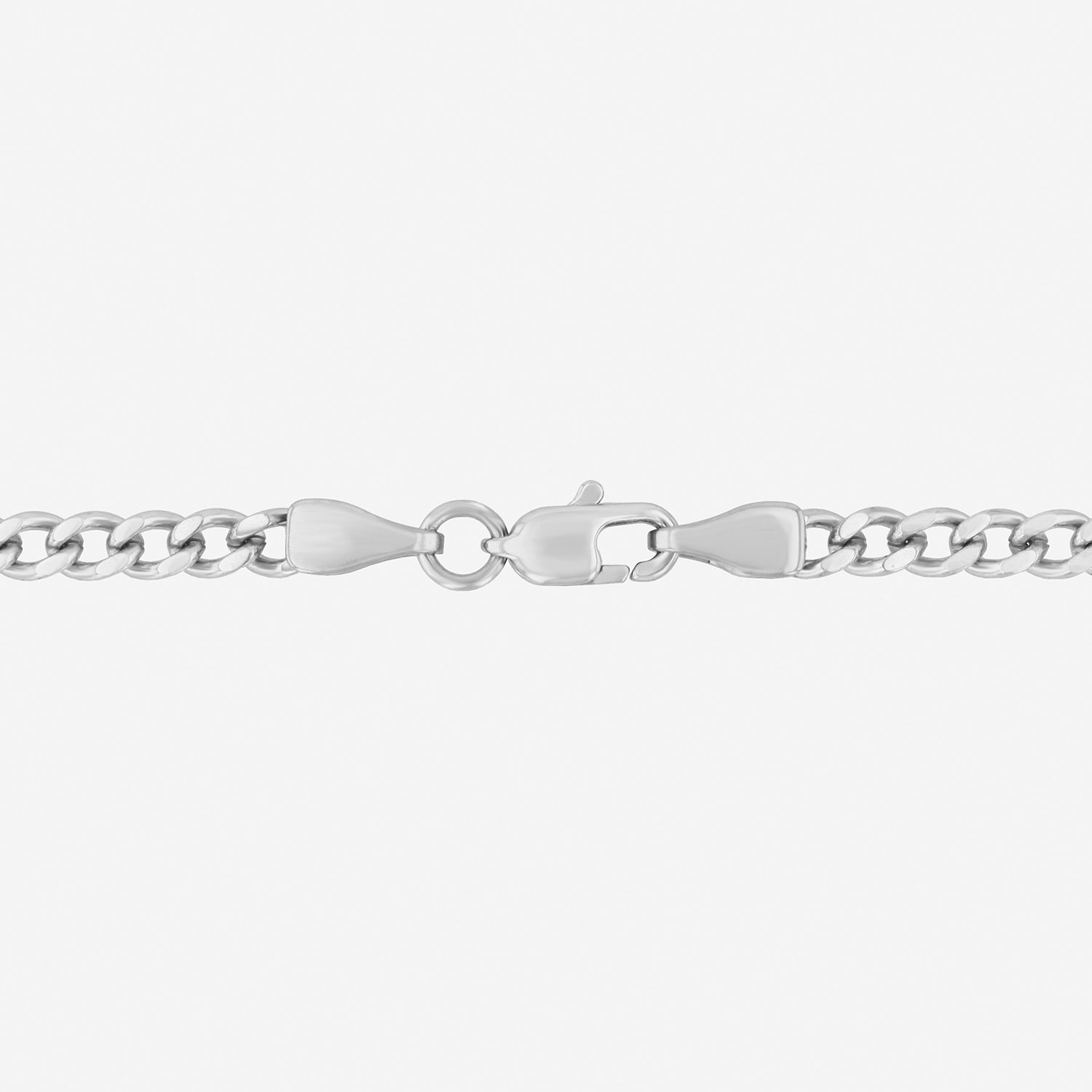 Mens Stainless Steel Rectangular Pendant