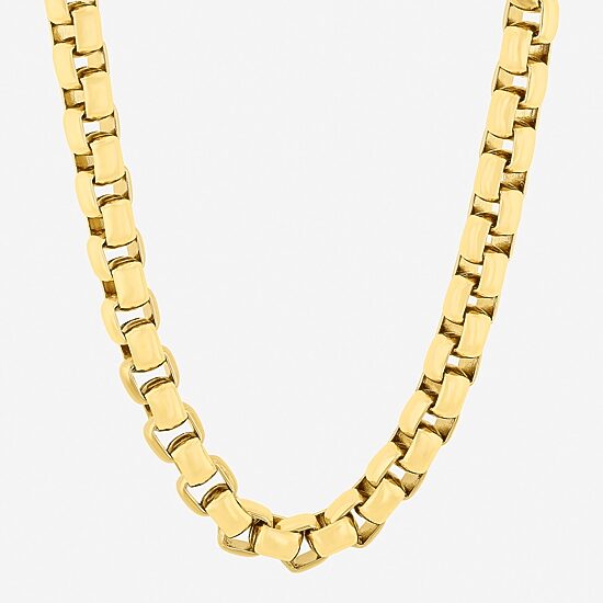 Mens Stainless Steel 24 Inch Strand Necklace