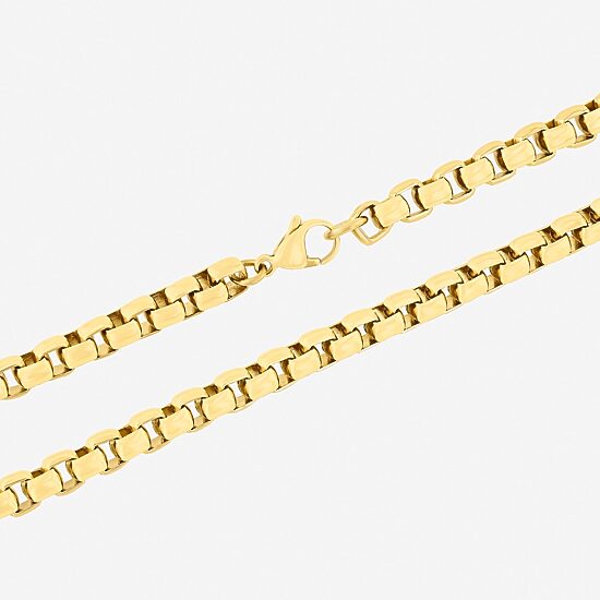 Mens Stainless Steel 24 Inch Strand Necklace