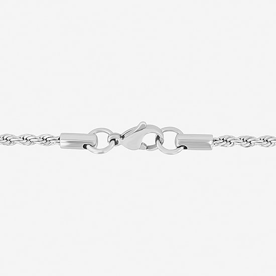 Mens Stainless Steel 20 Inch Strand Necklace