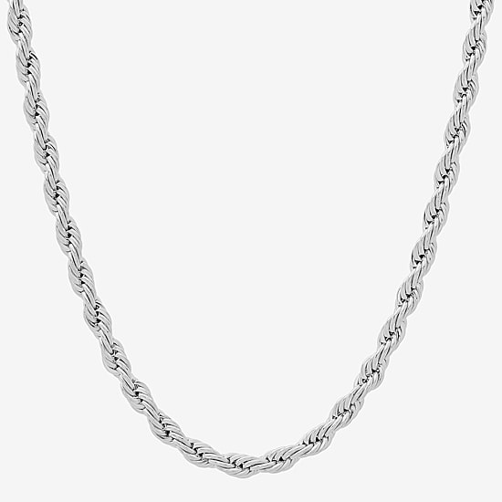 Mens Stainless Steel 20 Inch Strand Necklace