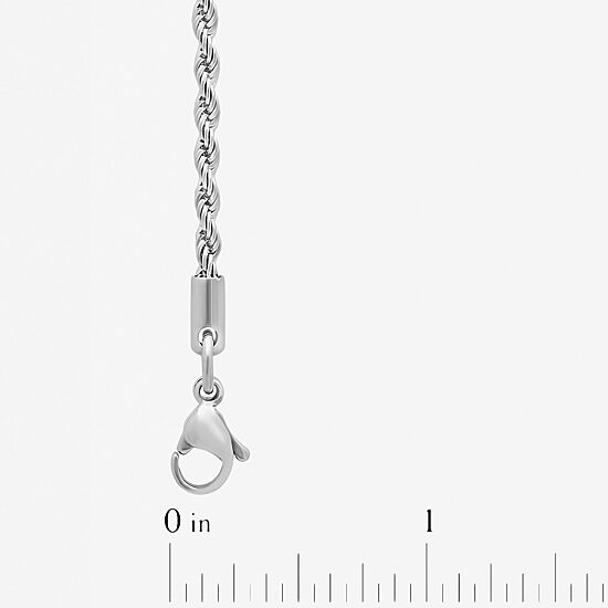Mens Stainless Steel 20 Inch Strand Necklace