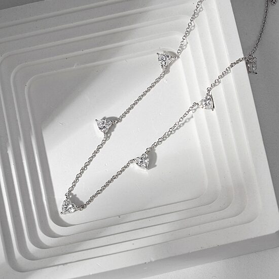 Diamonart Womens Sterling Silver 18 Inch Cable Chain Necklace