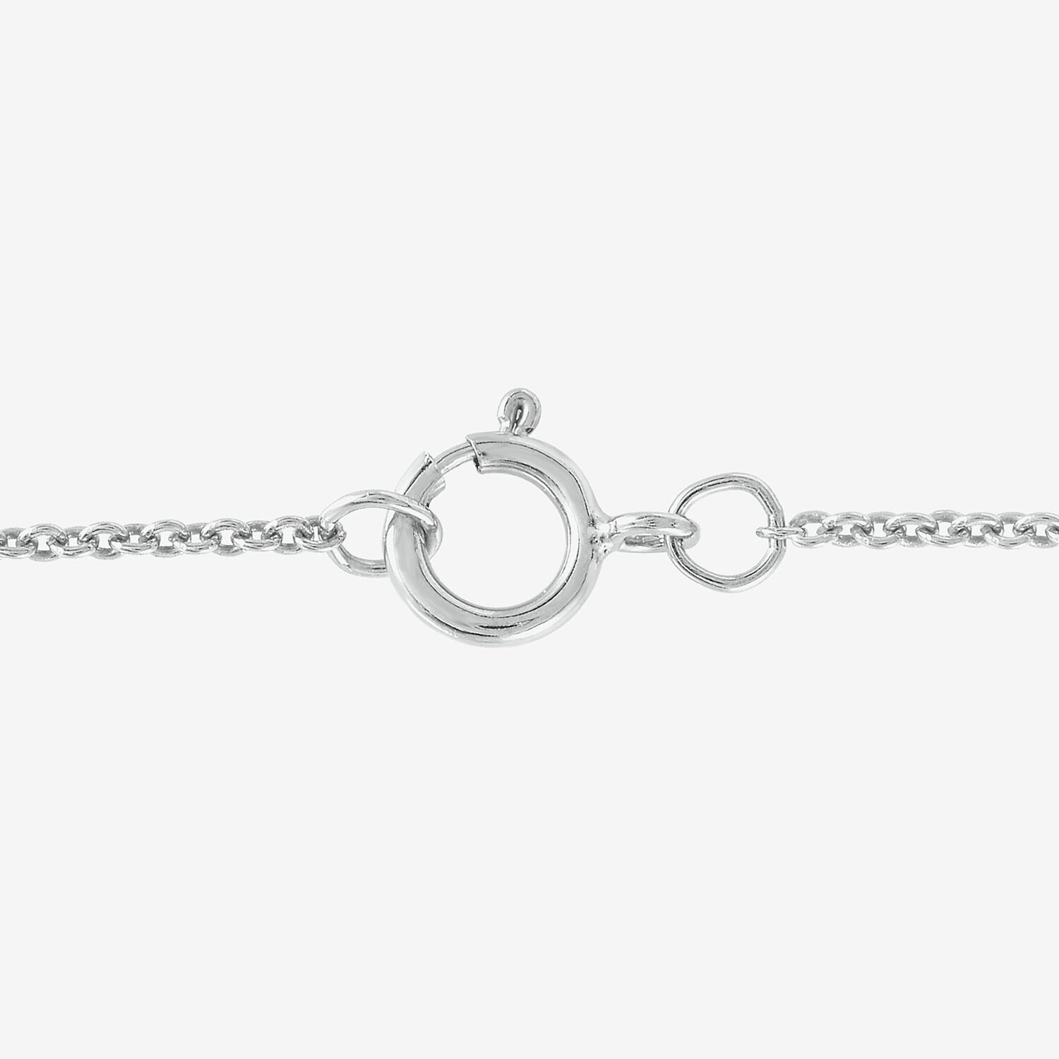 (G, Si1-Si2) Womens 1/2 CT. T.W. Lab Grown White Diamond Sterling Silver 18 Inch Pendant Necklace