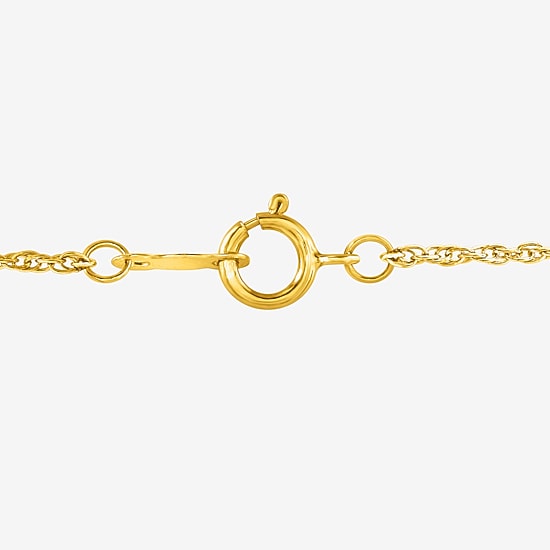 (G, Si1-Si2) Womens 1/2 CT. T.W. Lab Grown White Diamond 14K Gold Over Silver 18 Inch Pendant Necklace