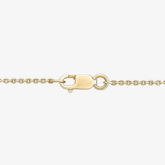 (G, Si1-Si2) Womens 2 CT. T.W. Lab Grown White Diamond 14K Gold Over Silver 18 Inch Pendant Necklace