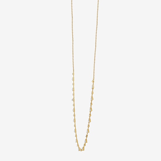 (G, Si1-Si2) Womens 2 CT. T.W. Lab Grown White Diamond 14K Gold Over Silver 18 Inch Pendant Necklace