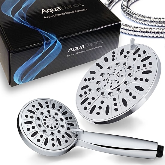 AquaDance® 7” Premium High Pressure 3-Way Rainfall Shower Combo