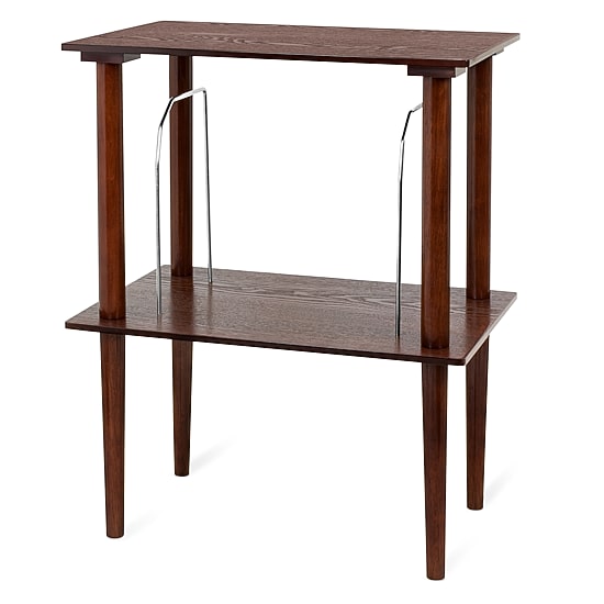Victrola Wooden Stand with Record Holder