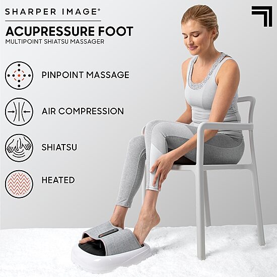 Sharper Image Acupoint Foot Multipoint Acupressure Massager