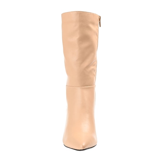 Journee Collection Womens Jc Wilo-Wc Wide Calf Stacked Heel Riding Boots