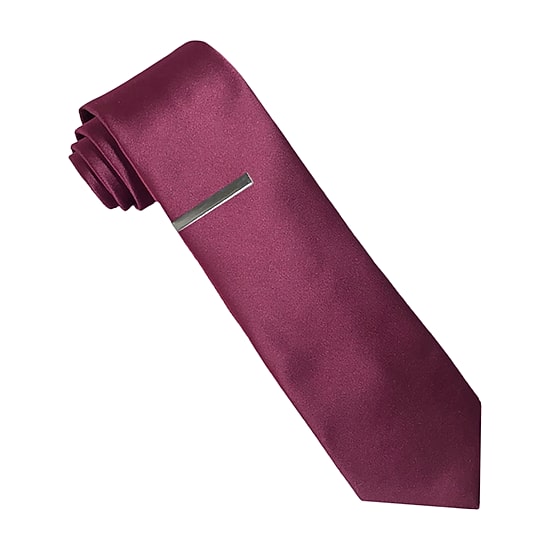 J. Ferrar Satin Solid Tie Set