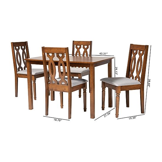 Cherese Dining Room Collection 5-pc. Rectangular Dining Set