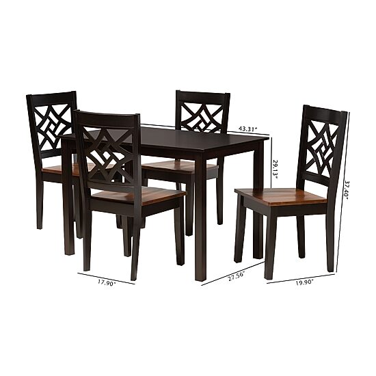 Nicolette Dining Room Collection 5-pc. Rectangular Dining Set