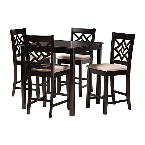 Asstd National Brand Nicolette Kitchen Collection 5-pc. Pub Set In Brown