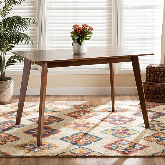 Maila Dining Room Collection Rectangular Wood-Top Dining Table