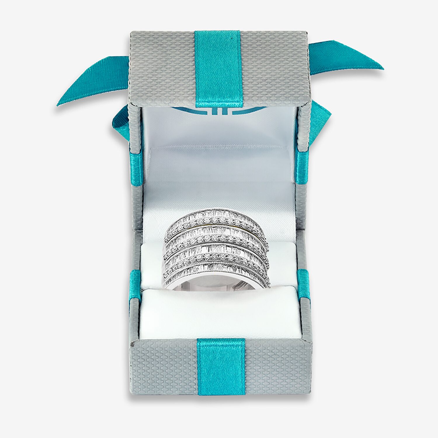 Effy Final Call Womens 1 1/2 CT. T.W. Natural Diamond 14K Gold Band