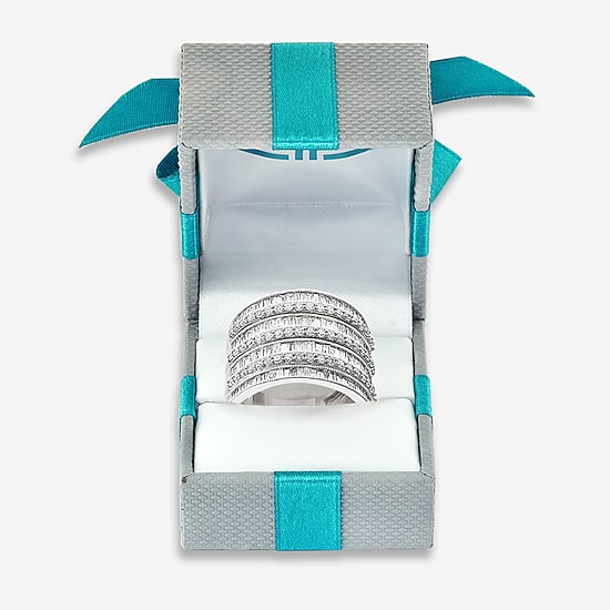 Effy Final Call Womens 1 1/2 CT. T.W. Natural Diamond 14K Gold Band