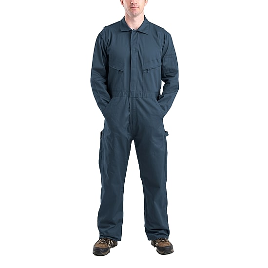 Berne Exhaust Unlined Short Mens Long Sleeve Workwear Coverall