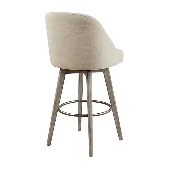 Madison Park Walsh Dining Room Collection Upholstered Swivel Bar Stool