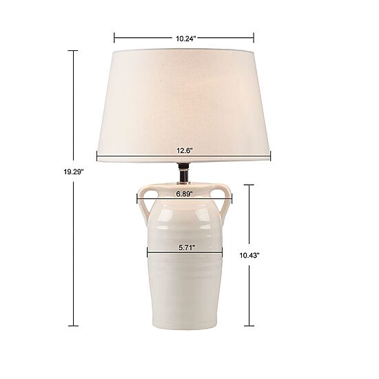INK+IVY Everly Ceramic Table Lamp