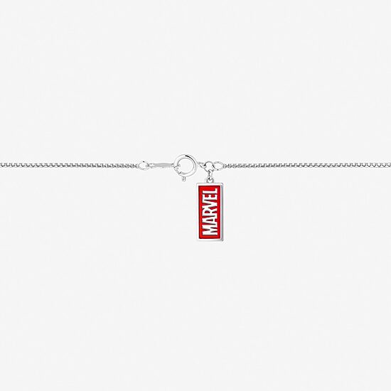 Marvel Fine Jewelry Shield Womens 1/8 CT. T.W. Genuine Red Garnet 14K Rose Gold Over Silver Sterling Silver 18 Inch Pendant Necklace