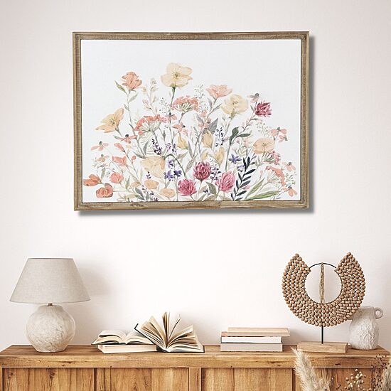 Cheungs Lyulia Wall Flower Framed Canvas Art
