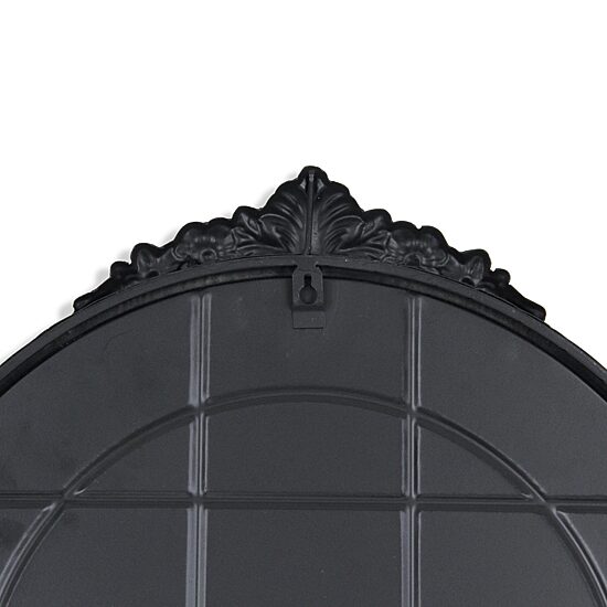 Cheungs Everlaine Modern Victorian Black Wall Mount Wall Mirror
