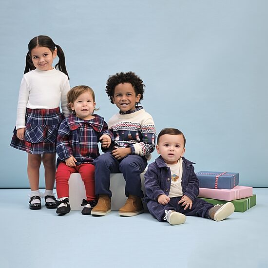 Okie Dokie Knit Lined Toddler & Little Boys Straight Regular Fit Pull-On Pant