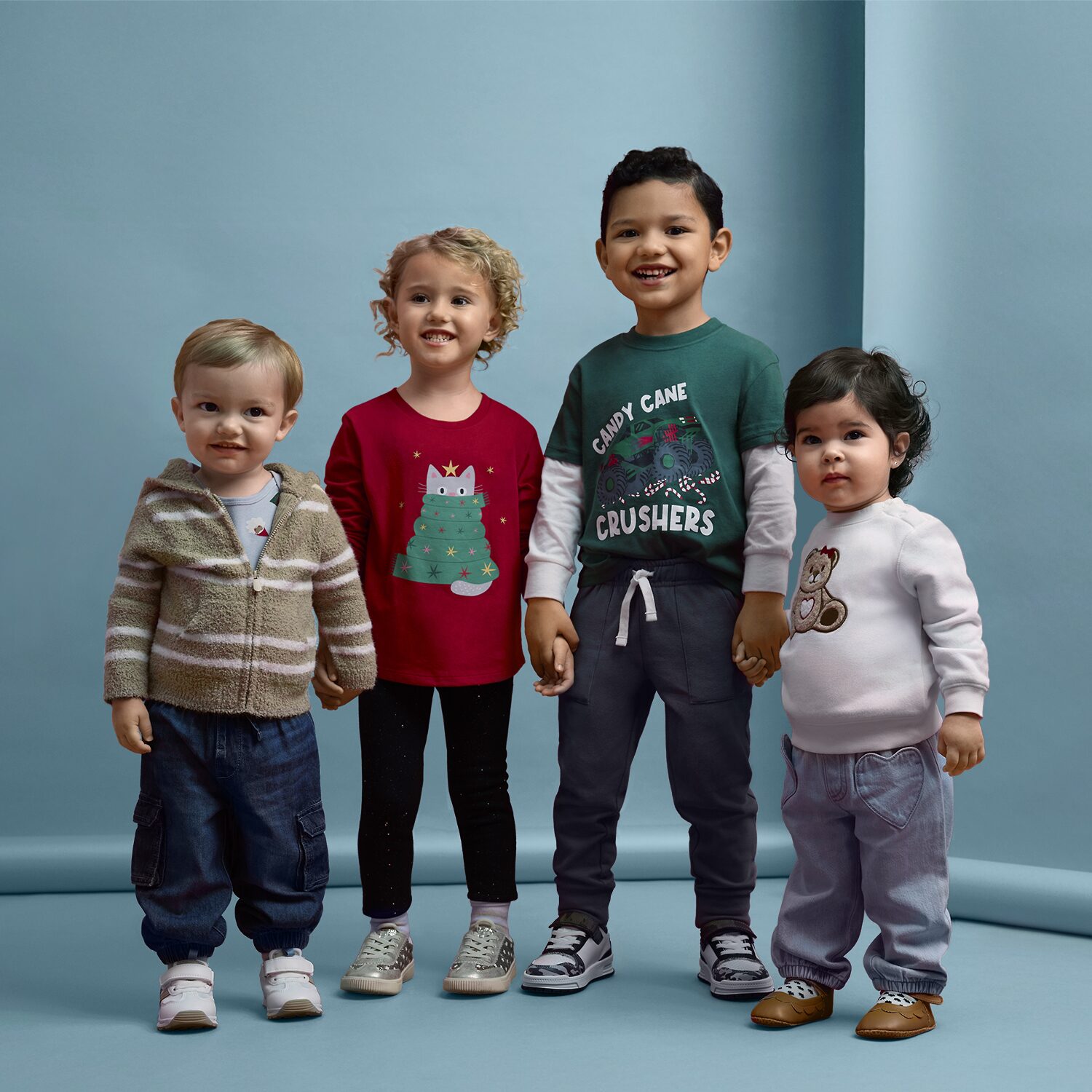 Okie Dokie Toddler & Little Boys Cuffed Regular Fit Fleece Jogger Pant