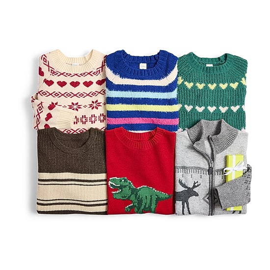 Thereabouts Little & Big Kid Boys Crew Neck Long Sleeve Pullover Sweater