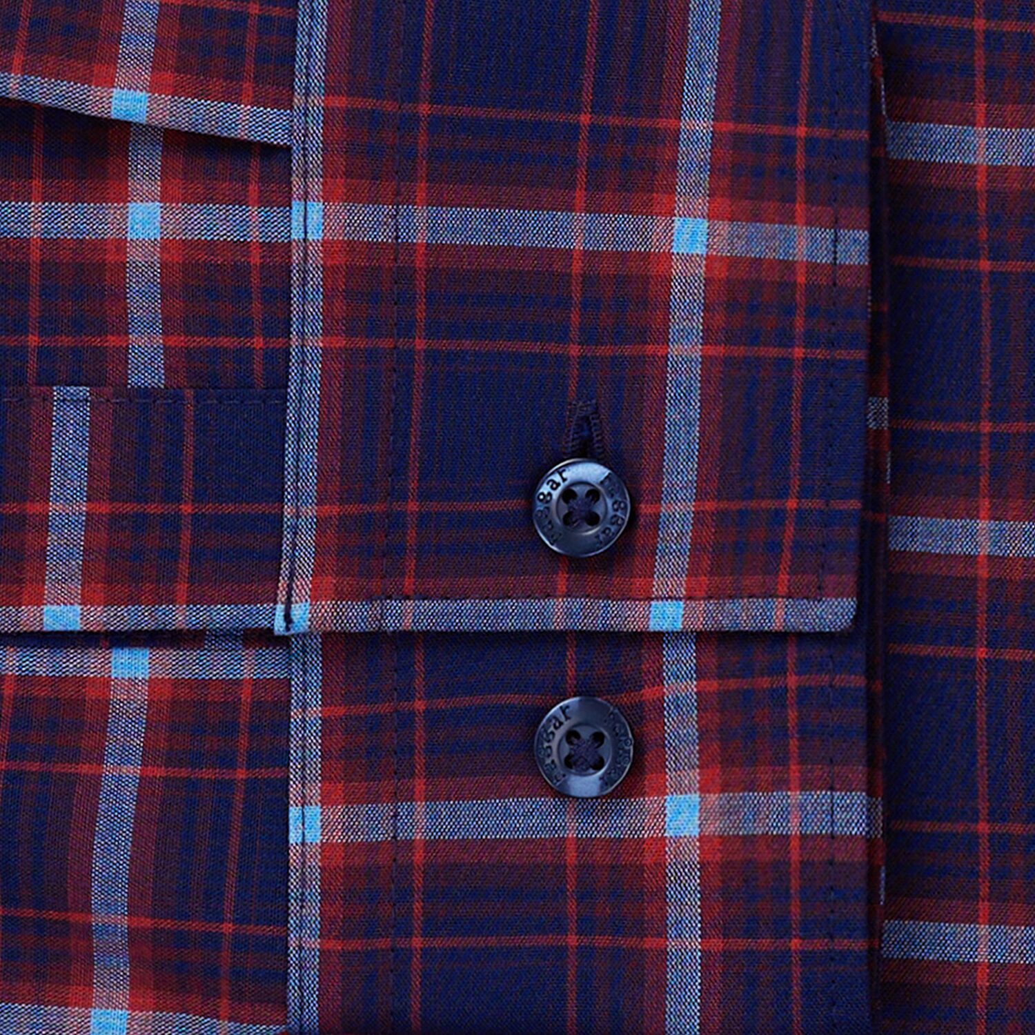 Haggar Mens Long Sleeve Regular Fit Big and Tall Button-Down Shirt
