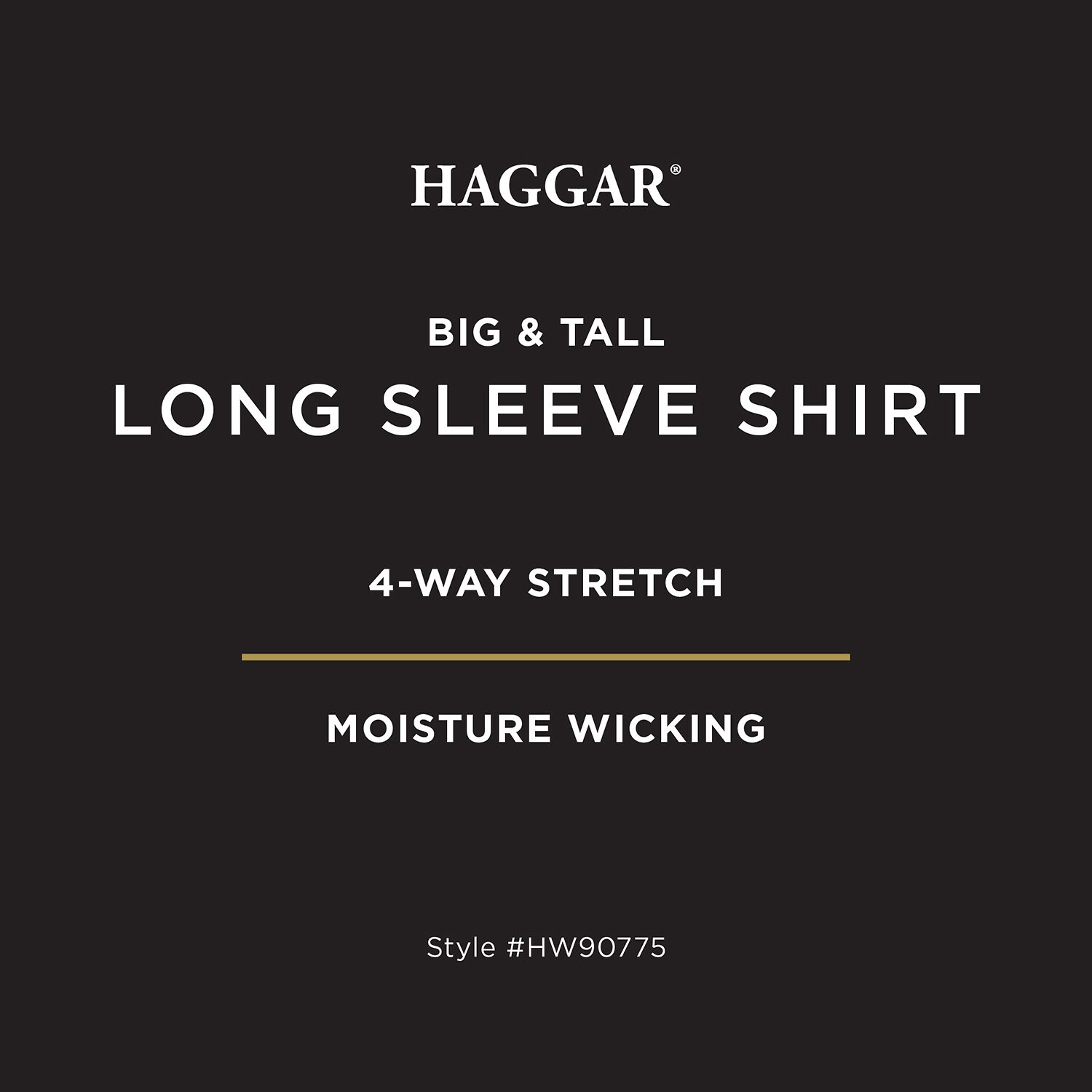 Haggar Mens Long Sleeve Regular Fit Big and Tall Button-Down Shirt