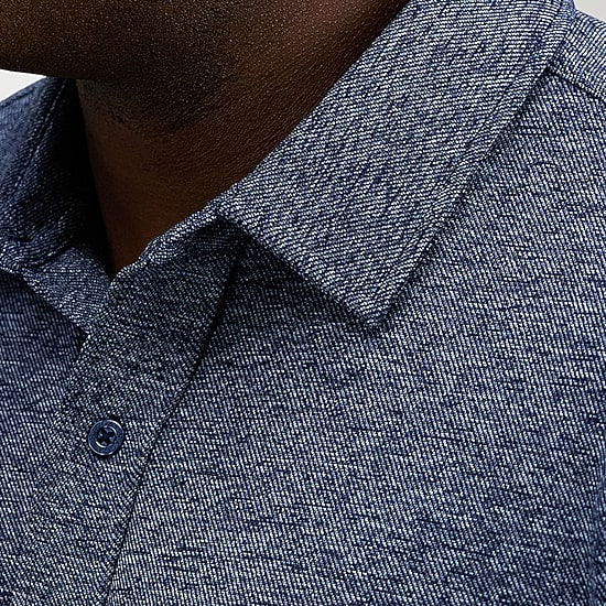 Haggar Mens Long Sleeve Regular Fit Big and Tall Button-Down Shirt