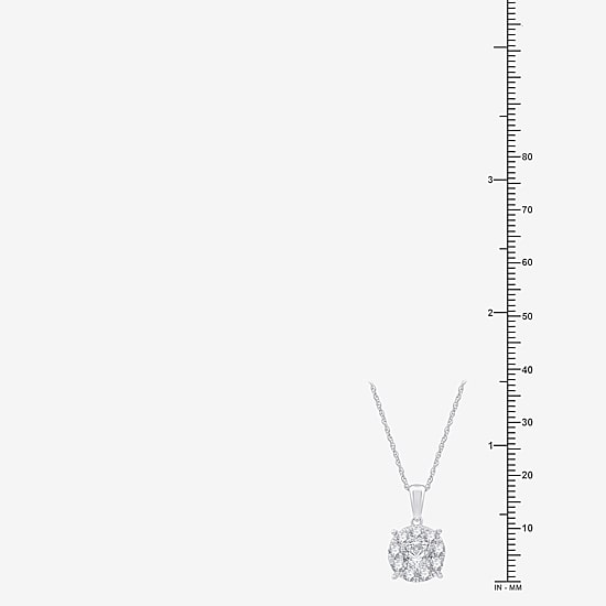 (G, Si1-Si2) Womens 2 CT. T.W. Lab Grown White Diamond Sterling Silver Round 2-pc. Jewelry Set