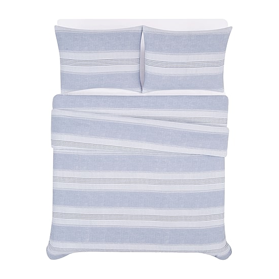 London Fog London Fog Solid Flannel Comforter Set